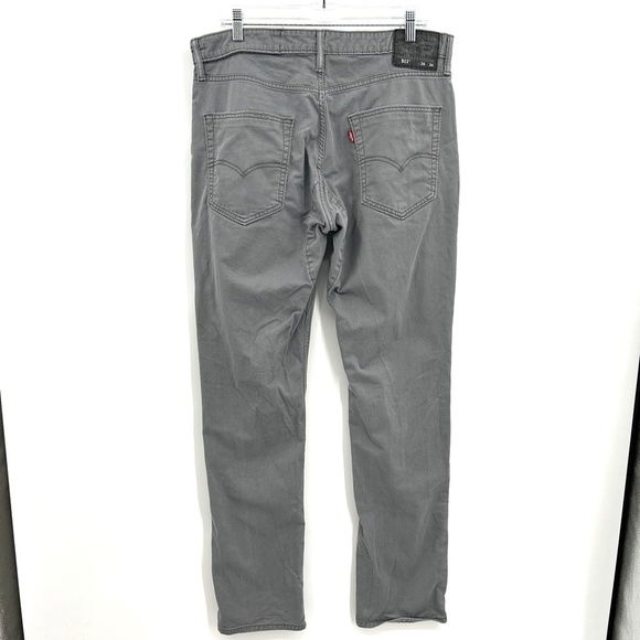 LEVI'S Men's 511 Gray Slim Fit Stretch Casual Jeans Size 36 x 34 - Picture 2 of 8